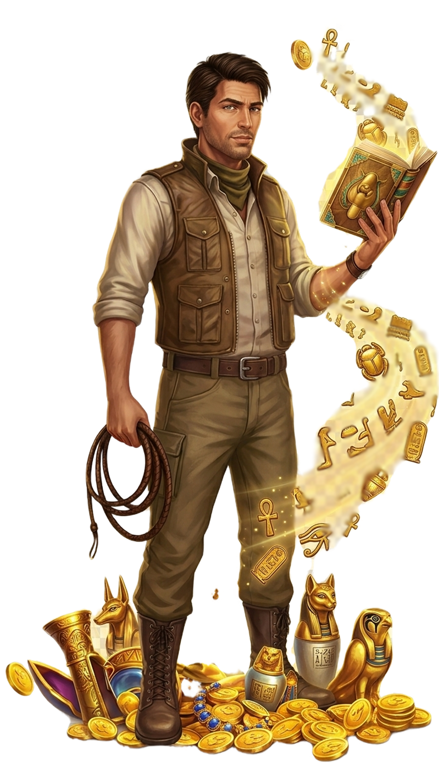Hero slot mašine Book of the Dead – Rich Wilde sa knjigom u egipatskoj grobnici na BlitzBet Srbija